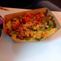 Shrimp and grits at Vegan Food House in Dallas