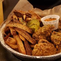 Wing basket at Vegan Food House in Dallas