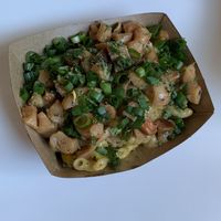 “Seafood” Mac & Cheese  at Vegan Food House in Dallas