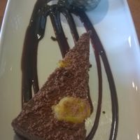 Chocolate orange slice at Harvester in North Shields