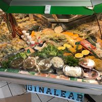 Torrone and various food  at Macelleria Vegetariana Gagliano in Naples