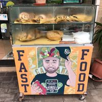 Pizza alle scarole, casatiello, etc  at Macelleria Vegetariana Gagliano in Naples