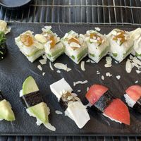 Vegan plate   at Zushi in Modena