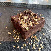 Chocolate cheesecake vegan  at Zushi in Modena