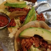 Vegan Tacos at Black Walnut Cafe in Austin