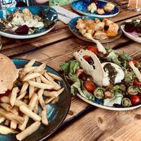 Not a bad spread   at The Olive Tree in Mallorca