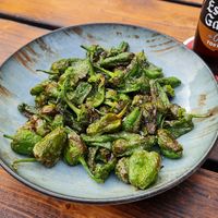 Padron peppers at The Olive Tree in Mallorca