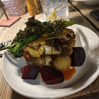 Cauliflower steak  at The Olive Tree in Mallorca