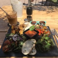 The vegan menu is amazing!  at The Olive Tree in Mallorca