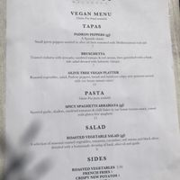 Really good options!  at The Olive Tree in Mallorca
