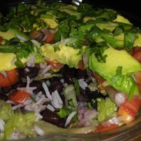 Veggie rice bowl at The Ice Cream Shoppe and Cafe in Melbourne
