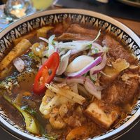 SU5 Noodle Soup with Rice Noodles  at Hang's in Zurich