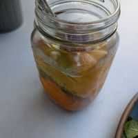 Pasion fruit ice tea at Hang's in Zurich