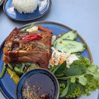 Vegan duck at Hang's in Zurich