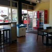 Seating at Dieci Pizza in Wallisellen