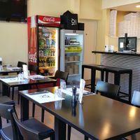 Limited seating at Dieci Pizza in Uster