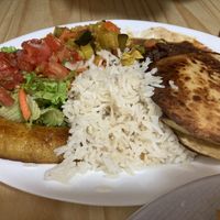 Vegetarian Casado  at La Amistad in Monteverde