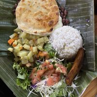 Vegetarian Casado  at La Amistad in Monteverde