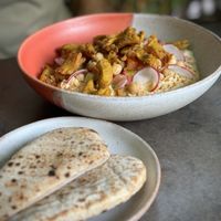 Shawarma mit Hummus  at No Name in Chur