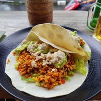 Soft tacos at Pumpkin and Beetroot in Ubud