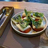 Vegan Caprese at Pumpkin and Beetroot in Ubud