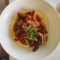 Teriyaki tofu at Pumpkin and Beetroot in Ubud