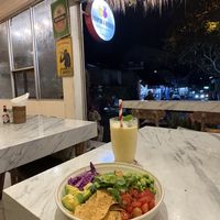 Healthy bowl  at Pumpkin and Beetroot in Ubud