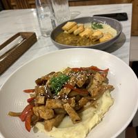 Teriyaki Eggplant & Tofu   at Pumpkin and Beetroot in Ubud