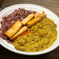 Chickpea Lentil Curry at Pumpkin and Beetroot in Ubud