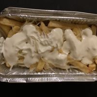 Garlic cheese chips (vegan)  at V Temple Bar in Dublin