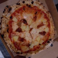 Hawaiian pizza at V Temple Bar in Dublin