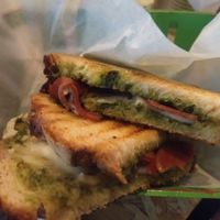 Vegan italian melt at V Temple Bar in Dublin