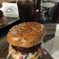 Simple Burger at Roots Foods and Culture in Athens