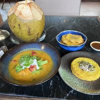 Tostones 55K + Mild Dahl curry 80K (plus tax and service)   at MOTHER in Ubud