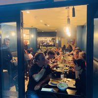 was finding a table to fit me in. 
fortunately Got one  at Mumbai Delight in South East London