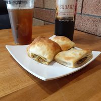 Mini pies and tea at Squarz in Scottsdale