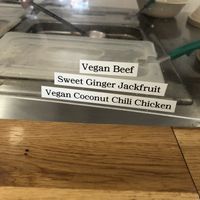 Vegan meat options at K Fresh in Everett