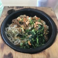 Bibimbap bowl with sweet ginger jackfruit and tofu  at K Fresh in Everett