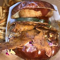  BBQ brisket burger at Native Foods in Palm Springs