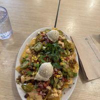 Nachos with Taco Meat added at Native Foods in Palm Springs
