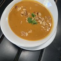 African peanut soupp  at Native Foods in Palm Springs