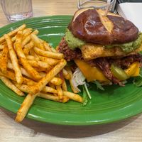 Carne Asada Burger at Native Foods in Palm Springs
