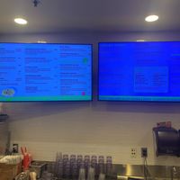 Menu Board  at Native Foods in Palm Springs