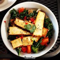 curry bowl  at Native Foods in Palm Springs