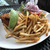 Chicken, bacon, avo club sandwich at Native Foods in Palm Springs