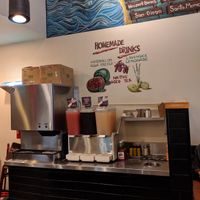 Drink station at Native Foods in Palm Springs