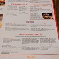 Menu at Native Foods in Palm Springs
