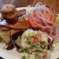 Oklahoma bacon cheeseburger at Native Foods in Palm Springs