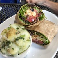 Twister Wrap at Native Foods in Palm Springs