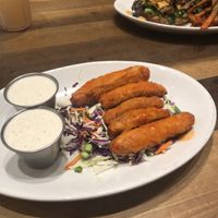 Their ranch was out of this world! Best vegan buffalo wings I’ve had so far! 😍 at Native Foods in Palm Springs